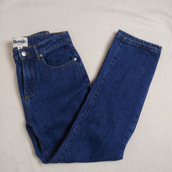 ROUJE Sabina Jeans Straight Leg Rouje Paris Denim EU 36 / 26 - 27 - Picture 5 of 14